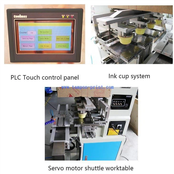 Pneumatic Lego Ink Cups Pad Printing Machine